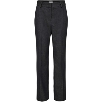 FiolaCC wide long pant grey melange