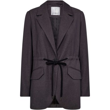 FiolaCC string tie blazer grey melange