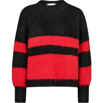 CoralieCC block rib knit black