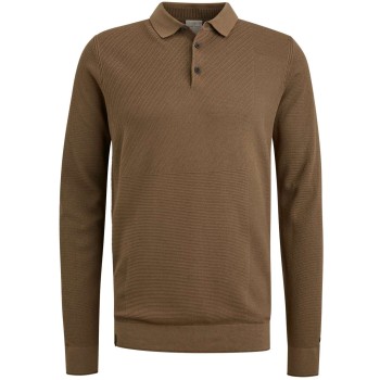 Long sleeve polo cotton modal knit cub