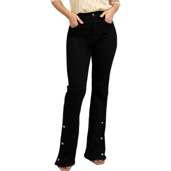 Bella Button Flared Jeans