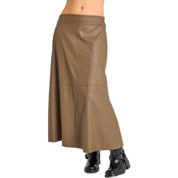 FQHarley skirt Morel PU leather