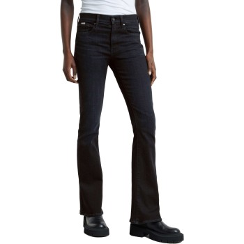 3301 Flare Wmn black denim