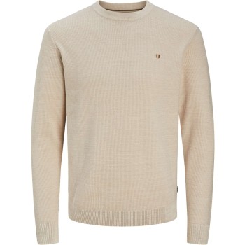 JPRBLURONY KNIT CREW NECK Pure Cashmere/Melang