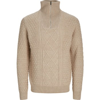 JPRBLUNORTH KNIT HIGH NECK SN Pure Cashmere/Melang