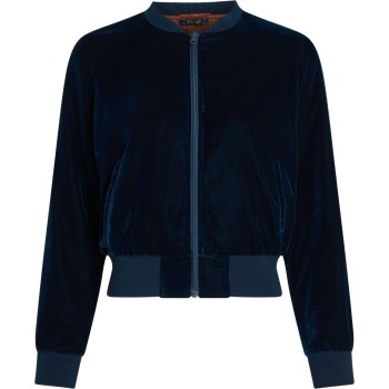 Bessie jacket Gamine velvet pond blue