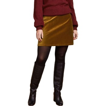 Olivia skirt uni Fargo golden brown