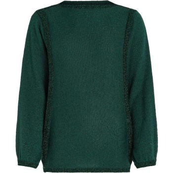 Azzura knip top 80s urban green