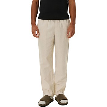 Patrick linen pants light sand