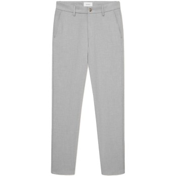 Como Reg Suit Pants Light Grey Mel