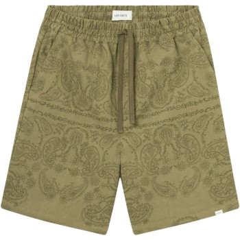 Lesley Paisley Shorts Surplus Green