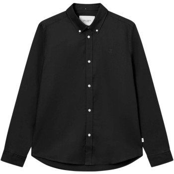 Konrad Oxford shirt black