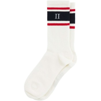 2 pack socks William stripe off white/navy red