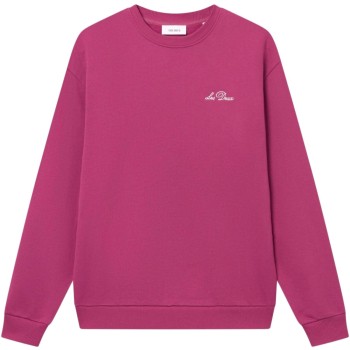 Crew sweatshirt Magenta/lt ivory