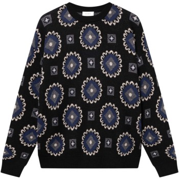 Aro Paisley roundneck black/blue