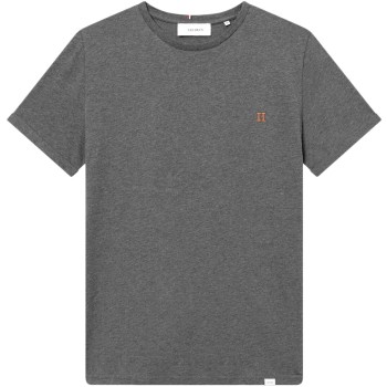 Norregaard t-shirt charcoal melange/orange