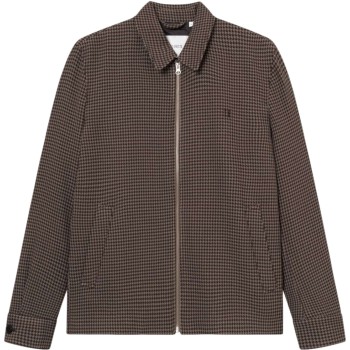 Como Coach Houndstooth Jacket mountain grey