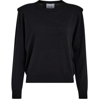 MSMekira solid knit pull black