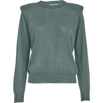 MSMekira Knit Pull Gunmetal Metallic