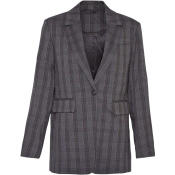 MSCHCalile Loose Blazer CHK