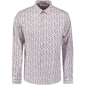 Shirt Stretch Allover Printed Mauve