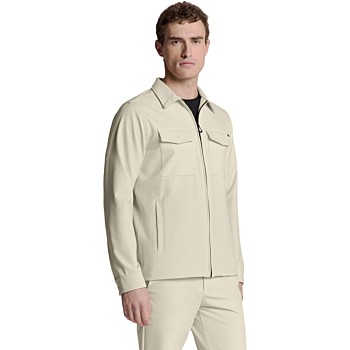 Overshirt Full Zipper Stretch Sedoc Cement