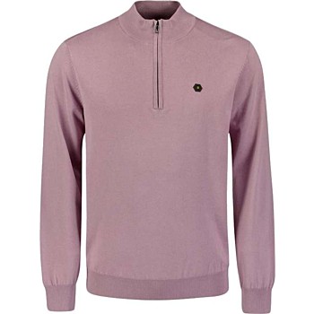 Pullover Half Zip Mauve