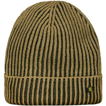 Beenie 2 Coloured Melange Rib Black