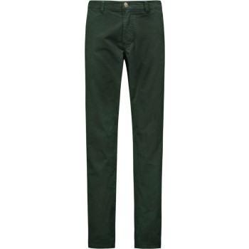 Pants Stretch Garment Dyed Dark Moss