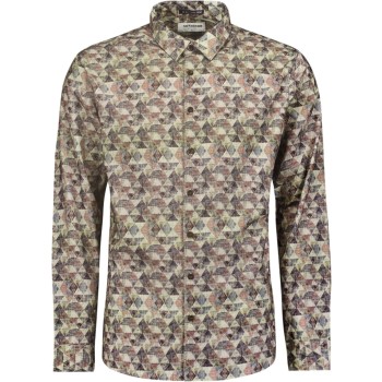 Shirt Allover Printed Corduroy Smoke