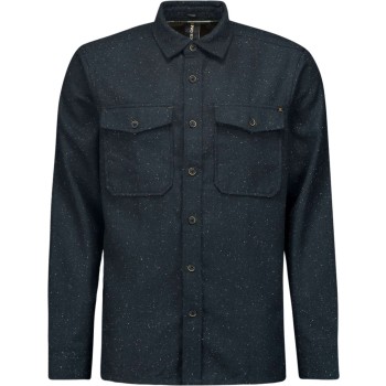 Overshirt Button Closure Melange Night