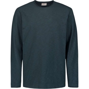 T-Shirt Long Sleeve Crewneck Slub Night