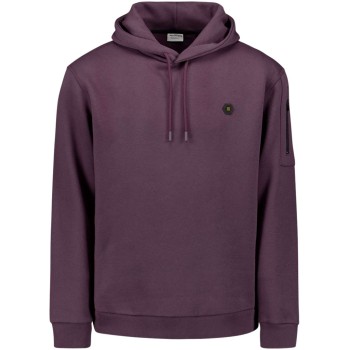 Sweater Hooded Aubergine