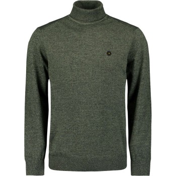 Pullover Rollneck 2 Coloured Melang Smoke