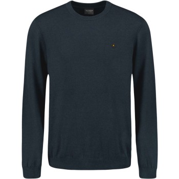 Pullover Crewneck 2 Coloured Melang Night