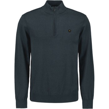 Pullover Half Zip 2 Coloured Melang Night