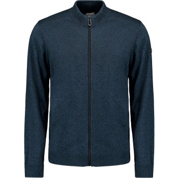 Cardigan 2 Coloured Melange Navy