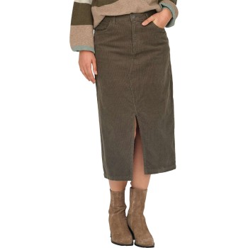 ONLMOXIE HW LONG SLIT CORD SKIRT CC PNT Coffee Qua