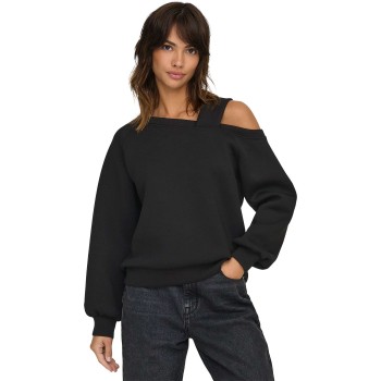 ONLNAOMI L/S ONE SHOULDER CC SWT Black