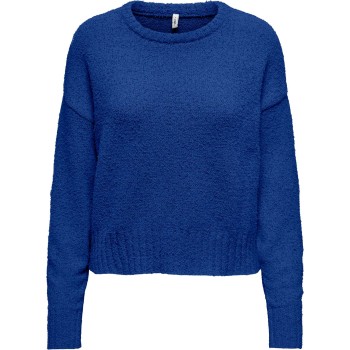 ONLTERESA LIFE LS O-NECK LOOSE CC KNT Mazarine Blu