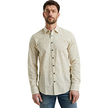 Long Sleeve Shirt Print on Cotton Birch