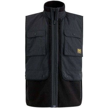 Bodywarmer fleece mix Black