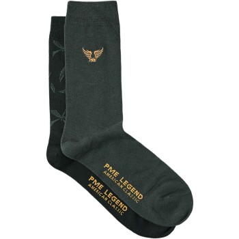 Socks Cotton blend 2-pack Black