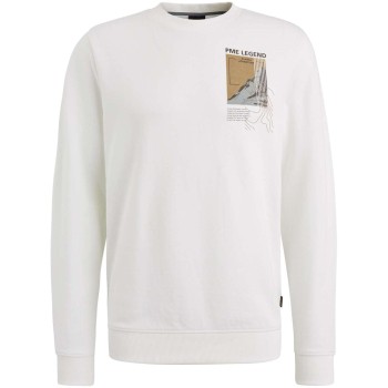 Crewneck interlock jersey Snow White