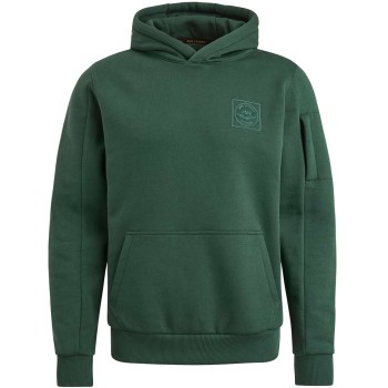 Hooded 3T Cross Fleece Trekking Green