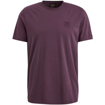 Short sleeve r-neck cotton elastan Plum Perfect