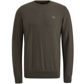 R-neck cotton knit Beluga