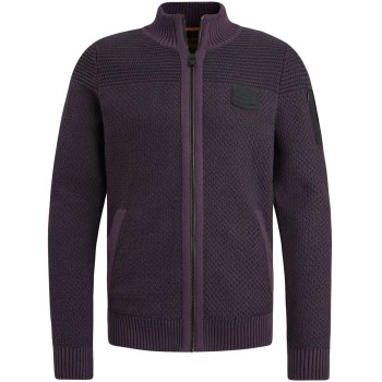 Zip jacket cotton structure Plum Perfect