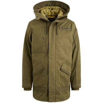 Long jacket AZTECTOR Soapy peach Olive Night