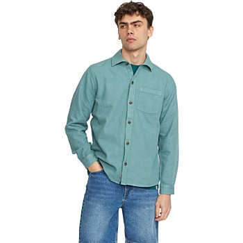 Casual shirt dust green